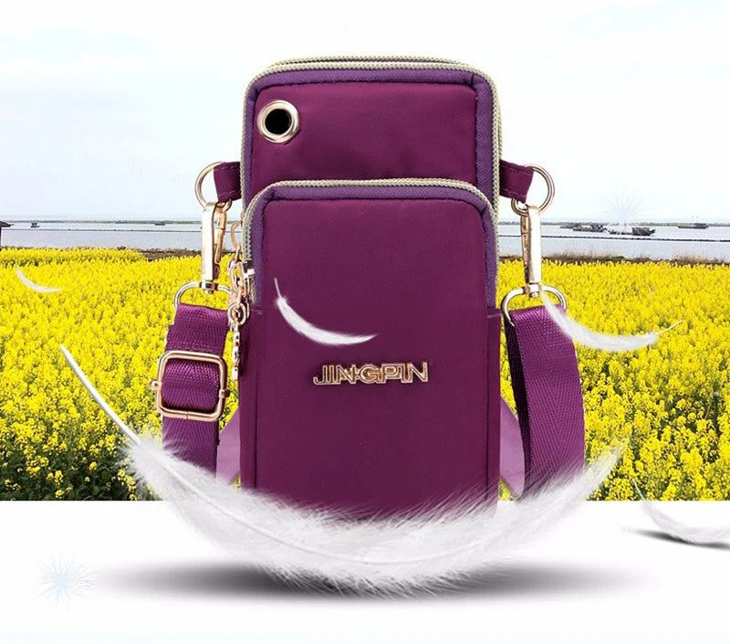 Waterproof Nylon Crossbody Bag for Women