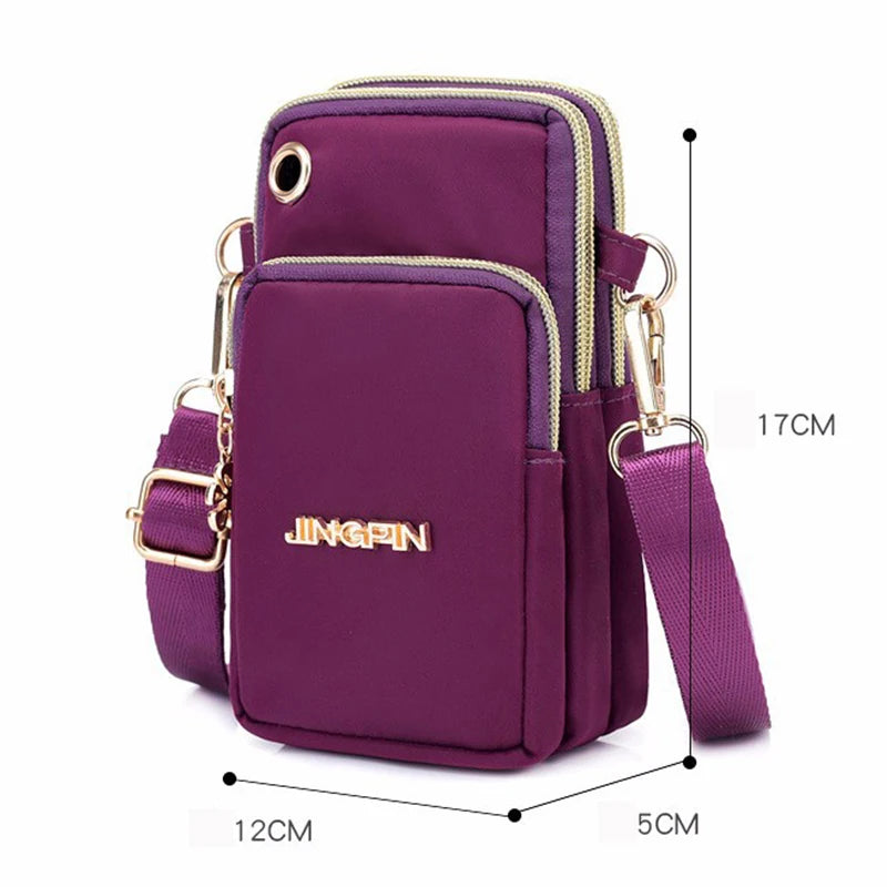 Waterproof Nylon Crossbody Bag for Women