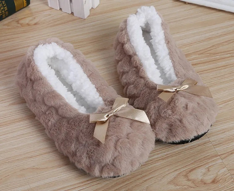 Cute Plush Indoor Slippers