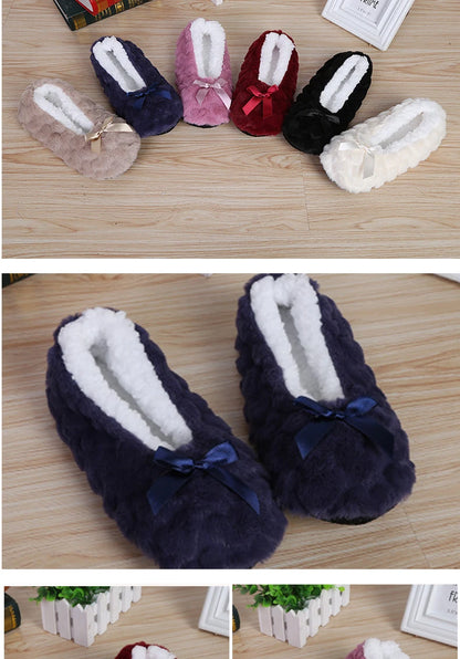 Cute Plush Indoor Slippers