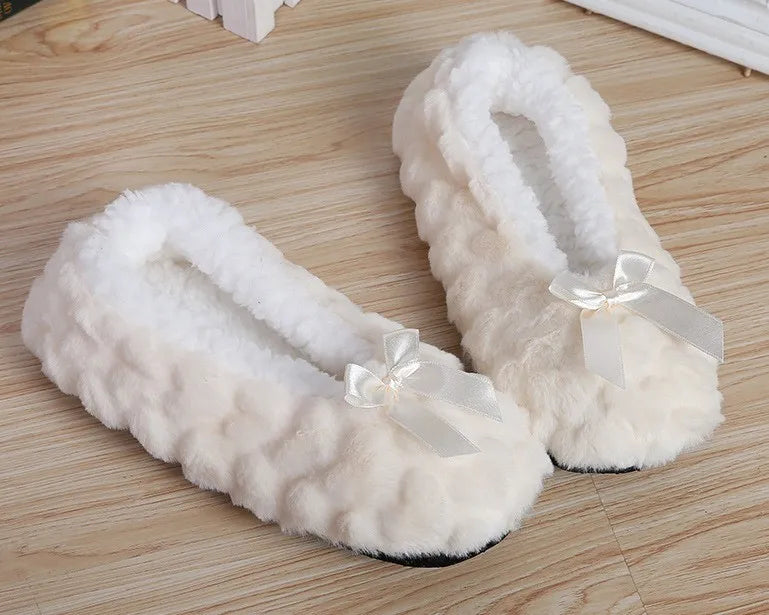 Cute Plush Indoor Slippers