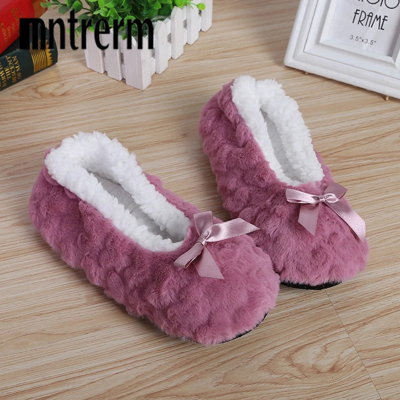 Cute Plush Indoor Slippers