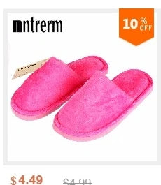 Cute Plush Indoor Slippers