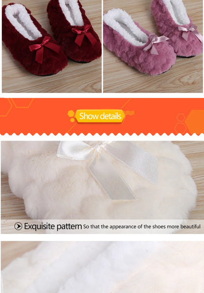 Cute Plush Indoor Slippers