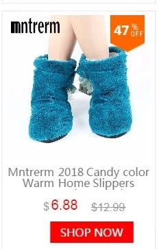 Cute Plush Indoor Slippers