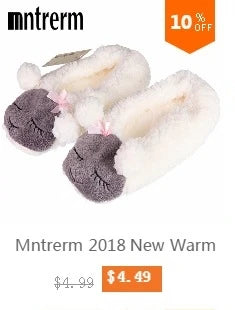 Cute Plush Indoor Slippers