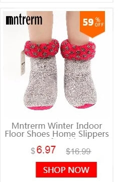 Cute Plush Indoor Slippers