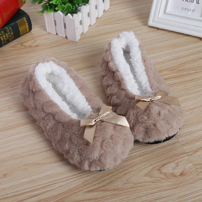 Cute Plush Indoor Slippers