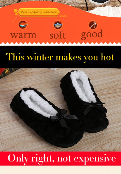 Cute Plush Indoor Slippers