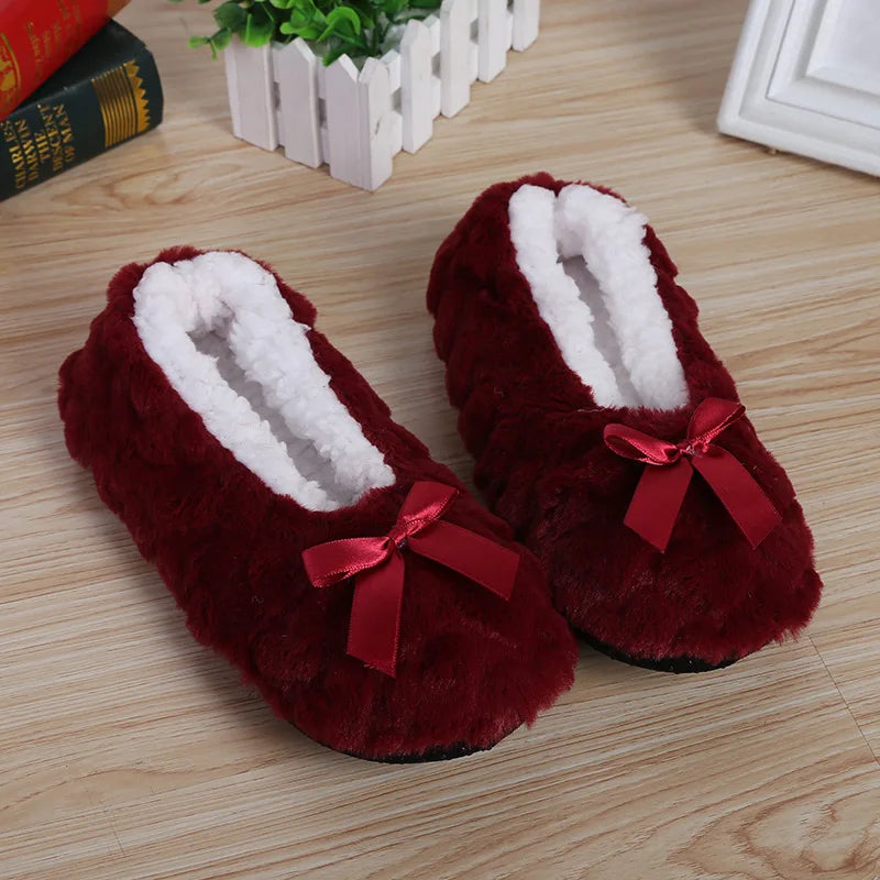 Cute Plush Indoor Slippers