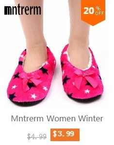 Cute Plush Indoor Slippers