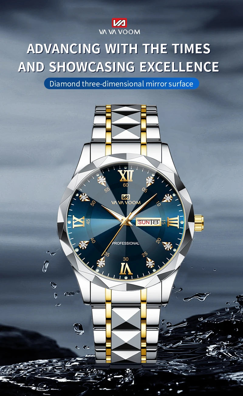 Luxury Men's Diamond Watch