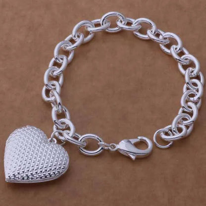 925 Sterling Silver Beaded Bracelet