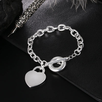 925 Sterling Silver Rope Chain Bracelet