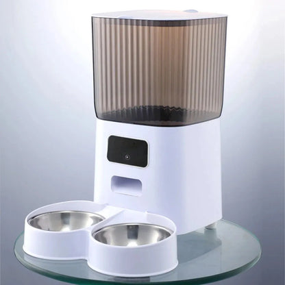 Smart Automatic Cat Feeder with Camera