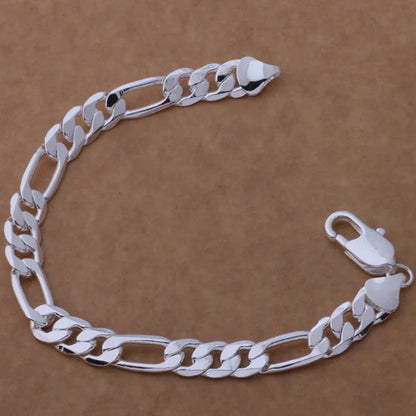 925 Sterling Silver Beaded Bracelet