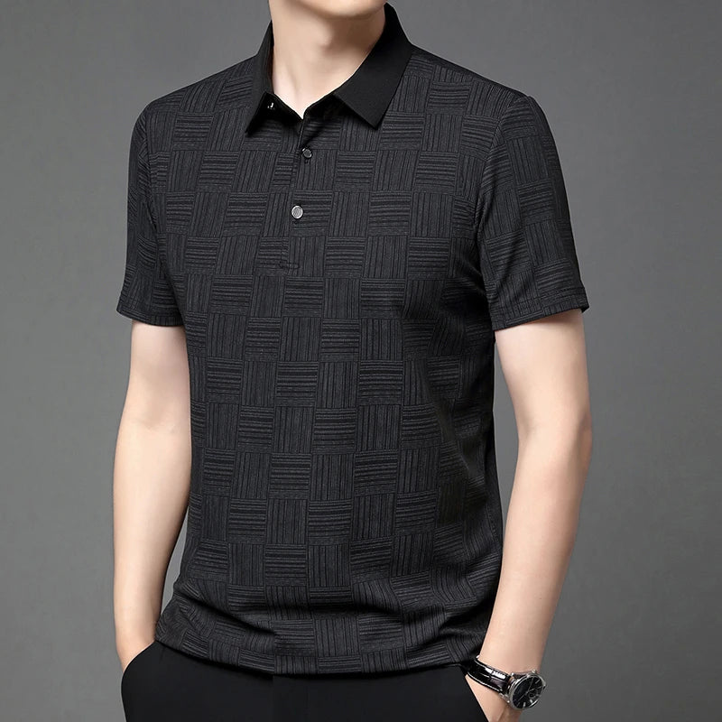 2024 Men's Printed Polo Shirt