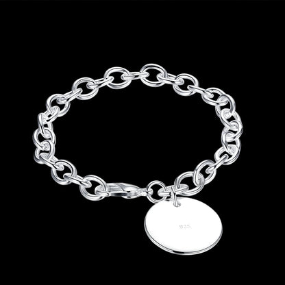 925 Sterling Silver Rope Chain Bracelet