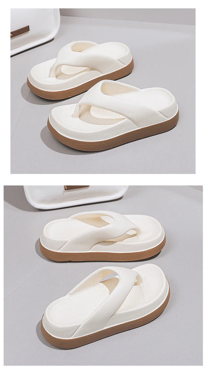 Trendy Platform Flip Flops