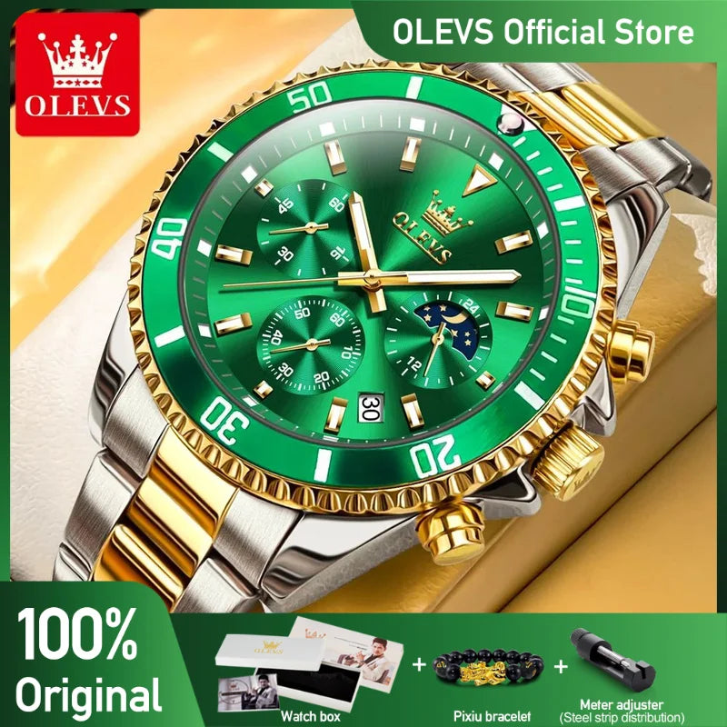 OLEVS Men's Luxury Chronograph Watch