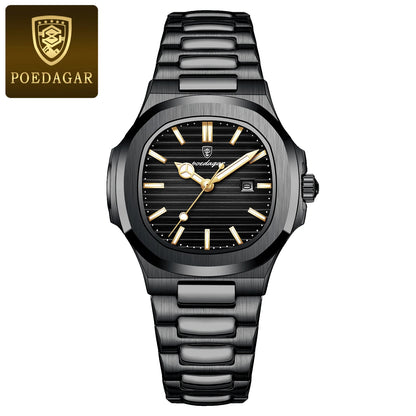 POEDAGAR Women's Luxury Square Watch