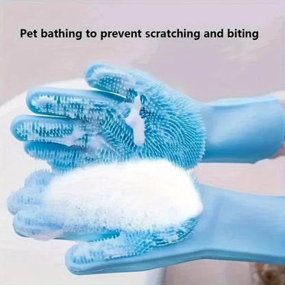 Pet Grooming Silicone Glove