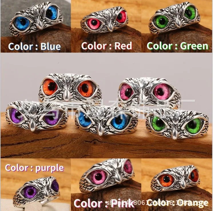 Trendy Adjustable Owl Ring