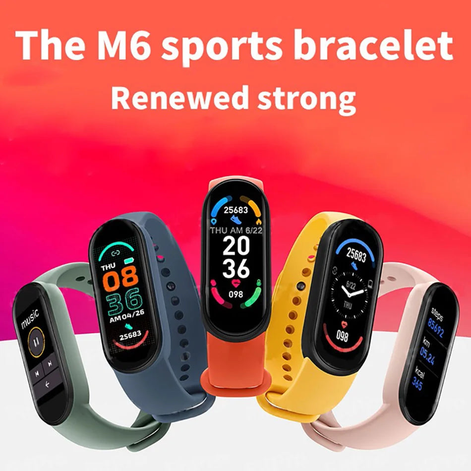 M6 Fitness Tracker Smartwatch