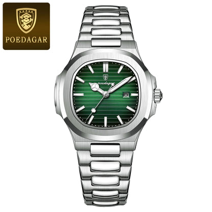 POEDAGAR Women's Luxury Square Watch