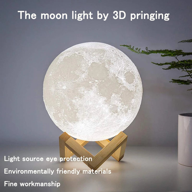 Moon Lamp – Rechargeable LED Night Light