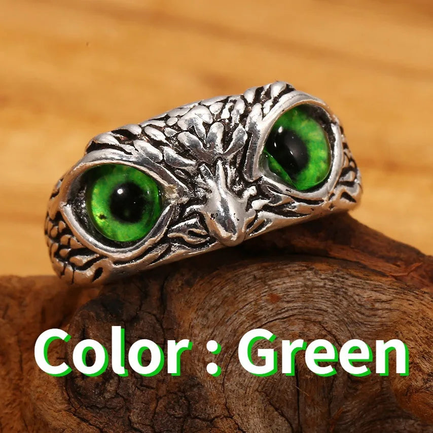 Trendy Adjustable Owl Ring