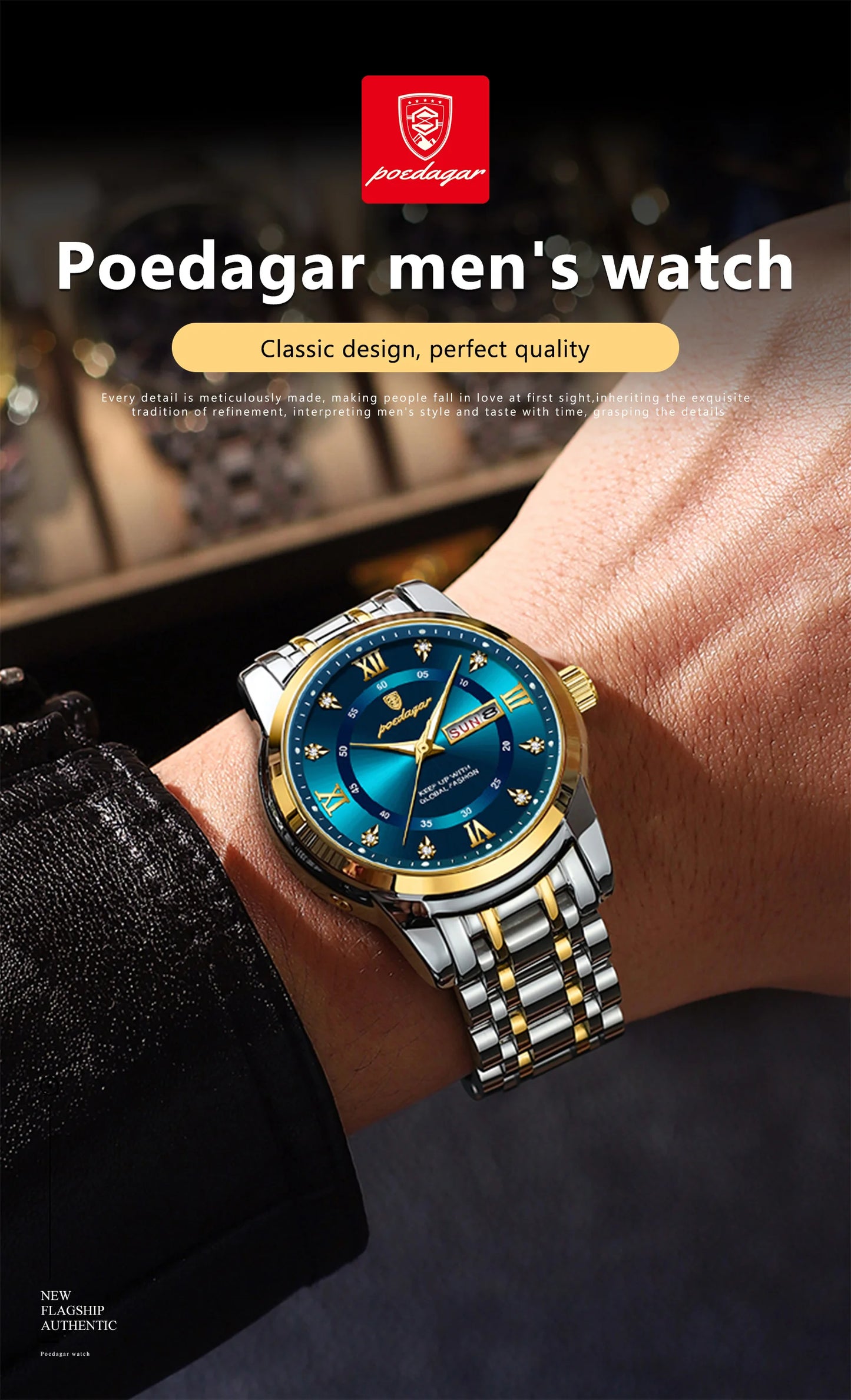 Men's Elegant Quartz Watch