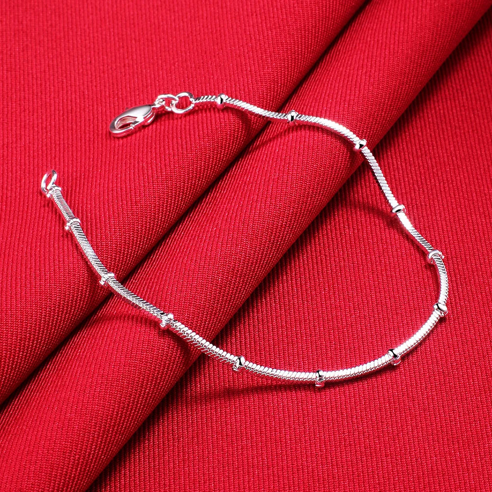 925 Sterling Silver Rope Chain Bracelet