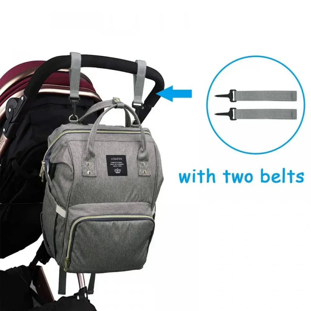 Waterproof Diaper Bag Backpack with USB Charging Port