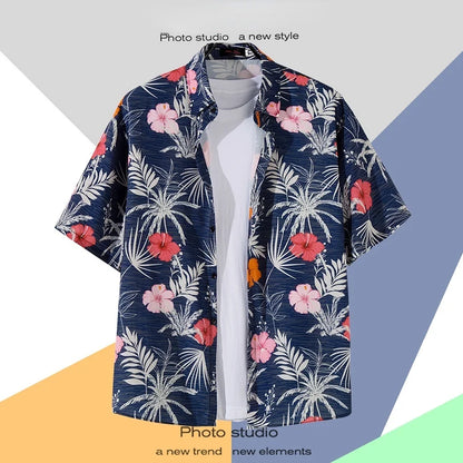 Men’s Hawaiian Cartoon Print Shirt