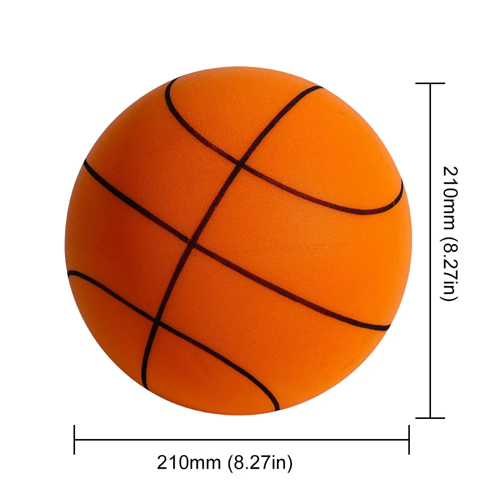 Indoor Silent Basketball – Soft Foam Mute Ball for Kids & Adults