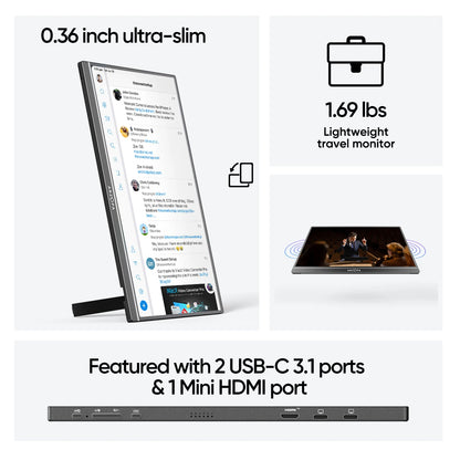 ARZOPA 17.3" FHD Portable Monitor