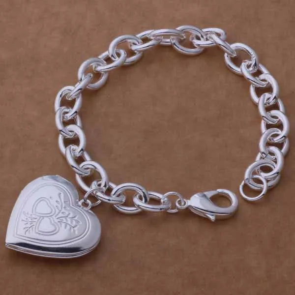 925 Sterling Silver Beaded Bracelet