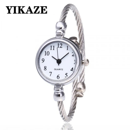 YIKAZE Gold Bangle Watch