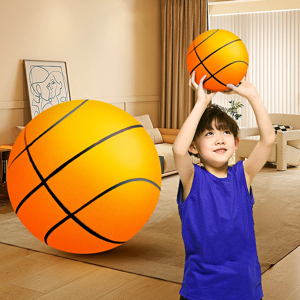 Indoor Silent Basketball – Soft Foam Mute Ball for Kids & Adults