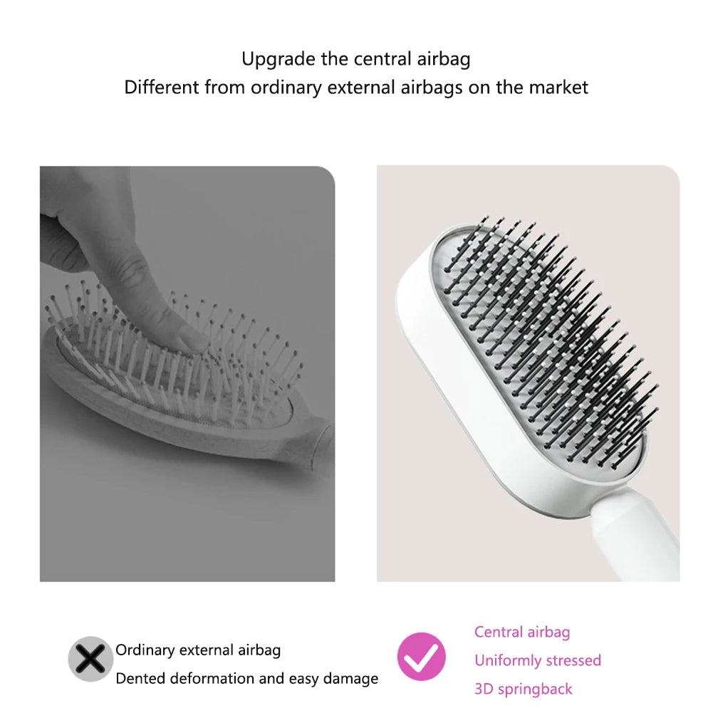 Self-Cleaning Hair Brush