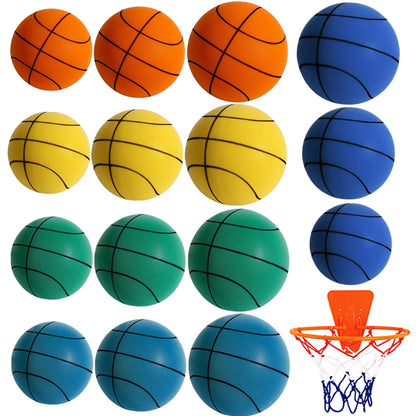 Indoor Silent Basketball – Soft Foam Mute Ball for Kids & Adults