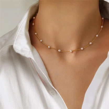 FTCY 3pcs Pearl Necklace Set