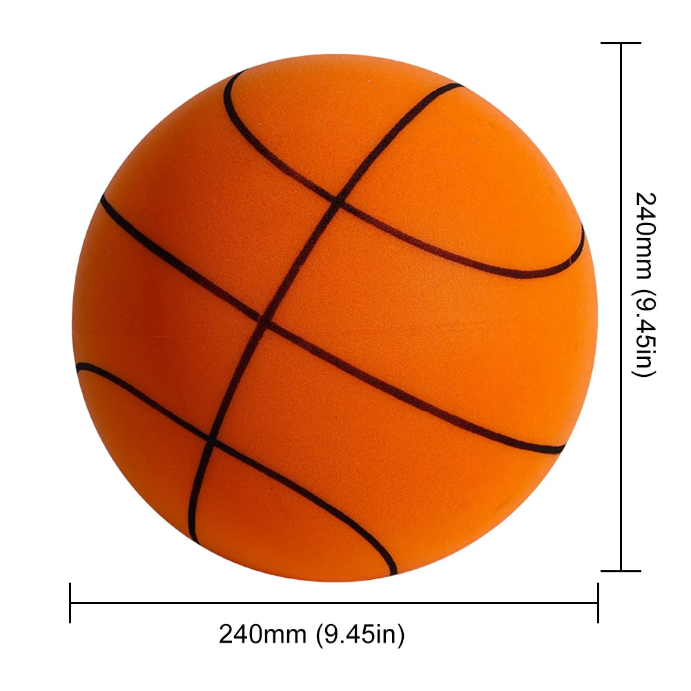 Indoor Silent Basketball – Soft Foam Mute Ball for Kids & Adults