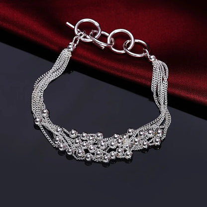 925 Sterling Silver Rope Chain Bracelet