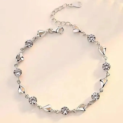 925 Sterling Silver Rope Chain Bracelet