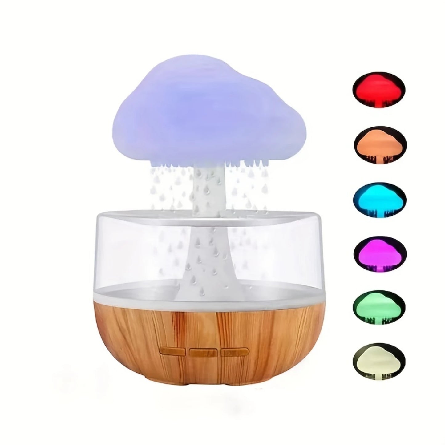 Seven-Color Cloud Rain Mushroom Light