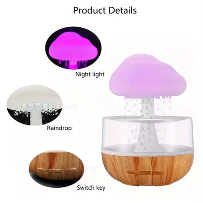 Seven-Color Cloud Rain Mushroom Light