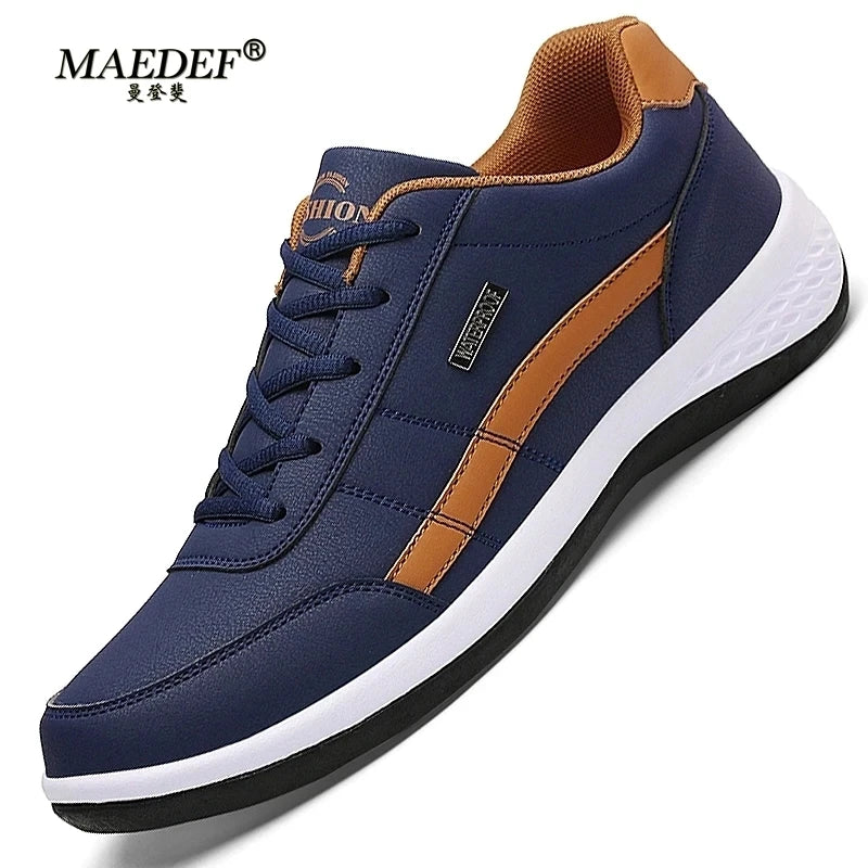 MAEDEF Men’s Leather Sneakers