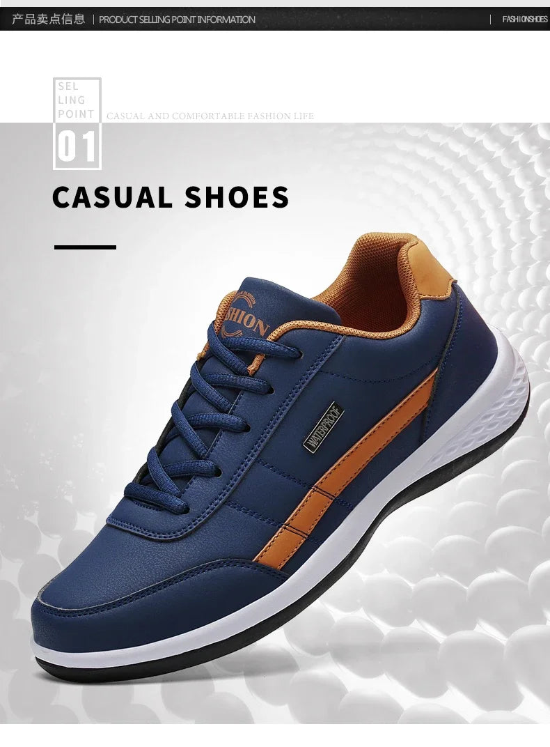 MAEDEF Men’s Leather Sneakers